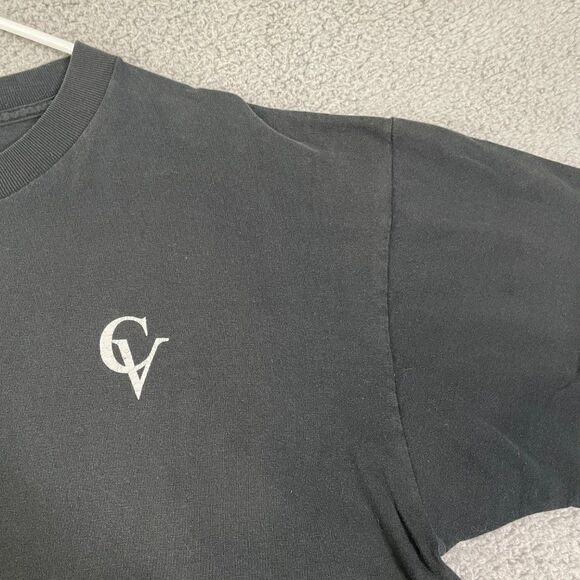 VTG House Courvoiser Shirt Mens XL Cognac Black Short Sleeve Tee - Picture 2 of 9